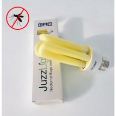국산 JuzzLight 해충퇴치 램프 벌브형 20W 축사 모기퇴치 전구 삼파장, 1개, 전구색