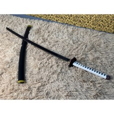 鬼滅之刃日輪刀105cm劍庄高級版，全新升級，細節質感重量全面提升，角色扮演收藏, 1個, 富岡義勇