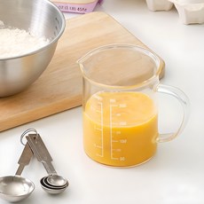 Reborn.J 燒杯 玻璃杯 量杯, 350ml, 單一顏色