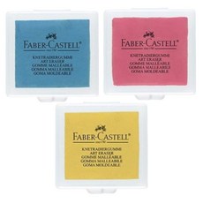 파버카스텔 색연필 니더블 전문가용 컬러 지우개 떡지우개, 2개, 랜덤발송