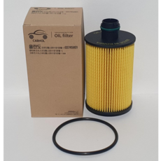 CARNOL 올란도 전용 오일필터 호환 (P93745801) (93745801), 1개, 올란도 오일필터 P93745801