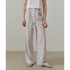 ARTID 배색 포인트 스트링 와이드 팬츠_LIGHT PINK