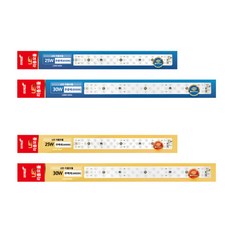 금호전기/번개표 LED 리폼모듈 자석식 안정기 일체형 25W 주광색, 2개