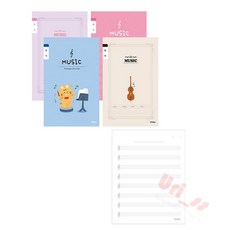 우리상회 오선 초등 음악 노트 10권 초등3-6음악, 랜덤