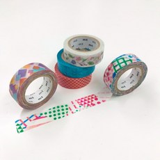 莫莫日貨 mt 2021紙博網路限定款和紙膠帶五卷套組 KHSET02, 1個