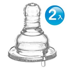 酷咕鴨 KUKU 標準防脹氣母乳型奶嘴 圓孔/十字孔, 1個, 圓孔S