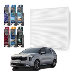 현대모비스 카니발 에어컨 필터 방향제세트, 카니발 KA4 20년-, 03번 필터+블루밍플라워