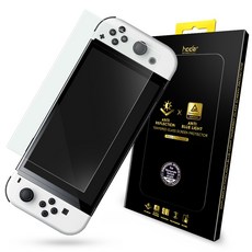 HODA 任天堂 Nintendo Switch 2 / Switch OLED AR抗反射德國萊因認證抗藍光玻璃貼, 1個
