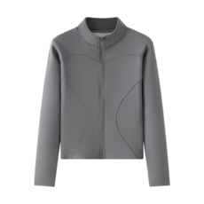 【OniWear】加絨跑步運動外套 瑜珈外套 修身 健身