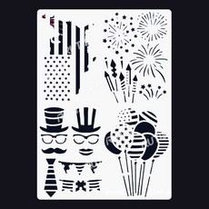 A40-0082 造型模板，DIY塗鴉繪畫簍空模版, 1個