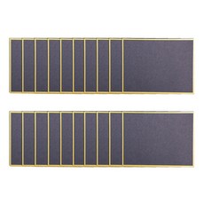 코히모 네임택 공백 안내판 쇼카드 pop카드 종이 라벨 20장 한세트 4W157, 1세트, 단면형-네이비