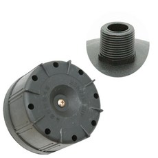 에어필터 32mm PVC 소음기 콤프레샤 부품 산업용 먼지제거기 클리너 탑스타, 1개