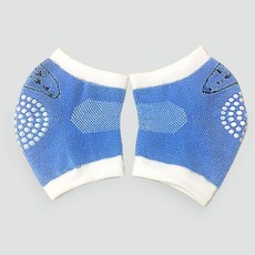 寶寶爬行學步護膝護肘 幼齡孩童多功能防護墊 彈力透氣舒適 藍色款, 藍色, 1個