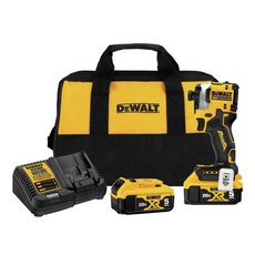 Dewalt得偉 DCD805 DCF850 18V/20V 迷你型無碳刷震動電鑽套裝 四分夾頭 三用電鑽, 1個, DCF850(短溝+5.0電池*2+充電