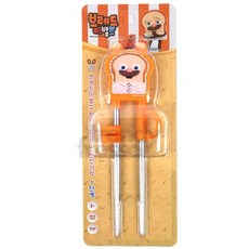 브레드이발소 브레드 편한 스텐1단계 젓가락 아동식기 hoo*745qn, 1개