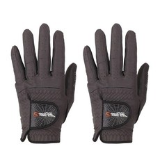 JAMA GOLF 男性e-機能性高爾夫手套 左手用 慣用右手者適用, 灰色, 2個