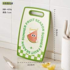 創意兒童輔食水果切菜板食品級塑料案板廚房雙面砧板菜板, 1個, 卡通菜板