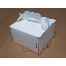허니브레드상자(무지) 145*145*90 100개 (깔지포함)