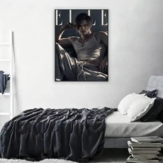 L-Leon S. Kennedy R-RE9 포스터 레트로 종이 스티커 DIY 룸 바 카페 미적 예술 벽화, 02 40x60cm No Frame, 09 z9