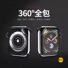 昆侖 Apple Watch 軟膜 保護膜 磨砂貼, 1個, 秒貼倉-高清貼 送刮板,44MM