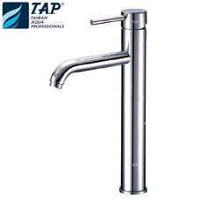 TAP 加高無鉛面盆龍頭 TAP-100077 單孔臉盆水龍頭 日本陶瓷閥芯 按壓式落水頭 台灣製造, 1個, 亮鉻