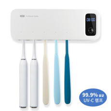 UV-C AI 스마트 케어 칫솔 살균기, white, ES901C