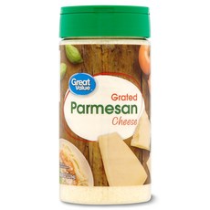 Great Value Grated Parmesan Cheese 8 oz Shaker, 1개