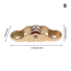 플랫 그루브 금속 도어 창문 도르래 지지대 하단 슬라이딩 롤러 트랙 하드웨어 액세스 88 타입, B