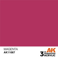 AK Interactive 3G 壓克力顏料 品紅色 AK11067 17ml, 1個