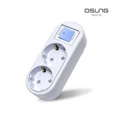 오성 과부하 과전류 자동차단 LED 일자형 어댑터 절전 멀티탭, LED일자 2구, 1개