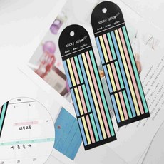 파스텔 필기 인덱스 스티커 세트 필기스티커