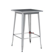 아일랜드 식탁 의자 철제 원목 등받이 홈바 카페 높은 바스툴, 메탈릭60x60x90cm+스틸탁상, 메탈릭60x60x90cm+스틸탁상