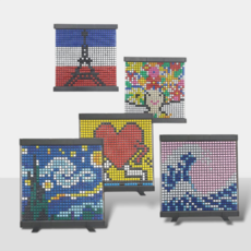 돌아가는 돌돌비즈 비즈발 비즈액자 만들기 5종, 활짝핀꽃