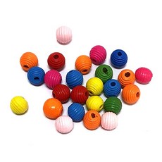 (주)아트인 주름원형구슬(14mm-100g)