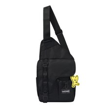 와키윌리 WACKY WILLY [] 코듀라 웨빙 바디백 블랙 MG2403CB03BK 101360, F