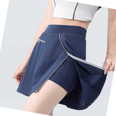 레이어드치마스커트 테니스 치마 바지 스포츠 트임 여성 숏 스커트 코디