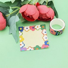 작은 꽃 스티커 100p 팬시스티커 다이어리스티커 꾸미 sky868hY, 1개, 1개입, 단일