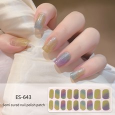 Sevalo 솔라젤 네일스트립 반경화젤네일, 20개, ES-643