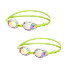 피닉스 아동 미러수경 PN-505JM 2개 세트, 라임+라임