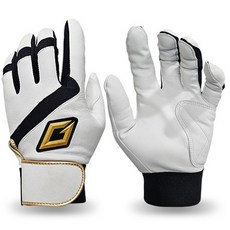 골드이스트 프리미엄 양가죽 배팅장갑 (백+검), 1개, 백+검
