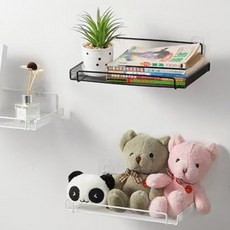 싼타창고 벽걸이 거치대 욕실벽걸이선반, 블랙