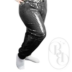 별별 블랙 반짝이 바지 무대의상