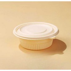 스프 포장용기 일회용 소스 뚜꺼어 도시락 국그릇, 1개