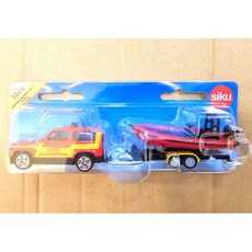 (선물완구) 시쿠 랜드로버 디펜더 보트 세트 SK1608, 1개, 레드