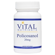 ViTAL NUTRIENTS 甘蔗原素素食膠囊 20mg, 1個, 60 件