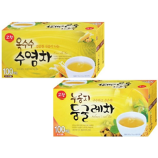 고향옥수수수염차100T+누룽지둥굴레차100T, 1세트, 1.5g, 1.5g