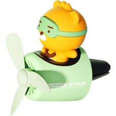 인기17종 차량용 송풍구 프로펠러 방향제 피규어 캐릭터+리필2매, 9)라이언 카카오, 1세트