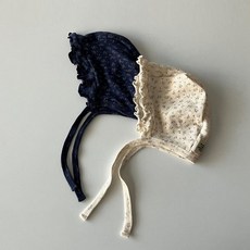 브로디제인KC 플로랄니트보넷<br><크림/네이비><br>*FREE*