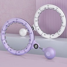 실내블록 훌라후프 홈트 실내 운동 카운트, 퍼플/S