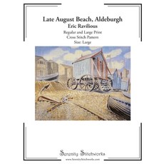 (영문도서)Late August Beach Aldeburgh Cross Stitch Pattern - Eric Ravilious - Large Size... Paperback, Independently Published, English, 9798274673136 Independently Published, English, 9798274673136